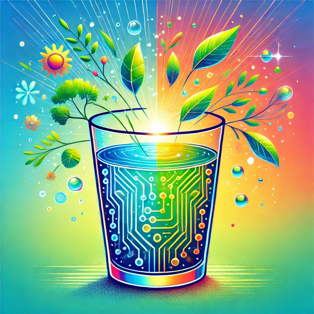 Abstract illustration representing artificial intelligence and collective understanding